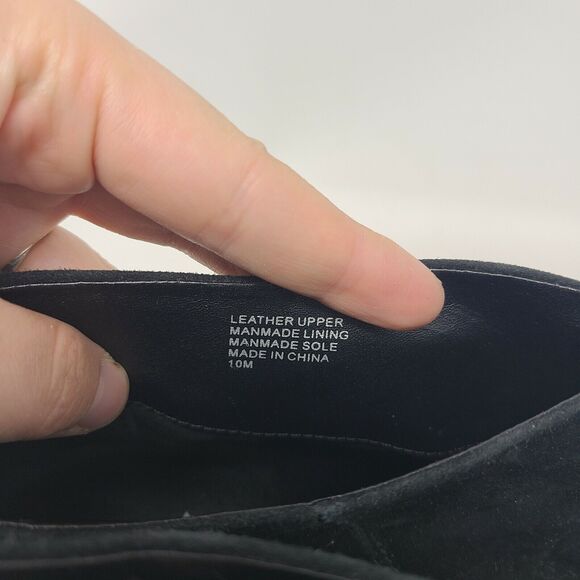 Kelsi Dagger Brooklyn Women's Size 10 Black Suede Leather Round Toe Ankle Boots - Picture 6 of 8